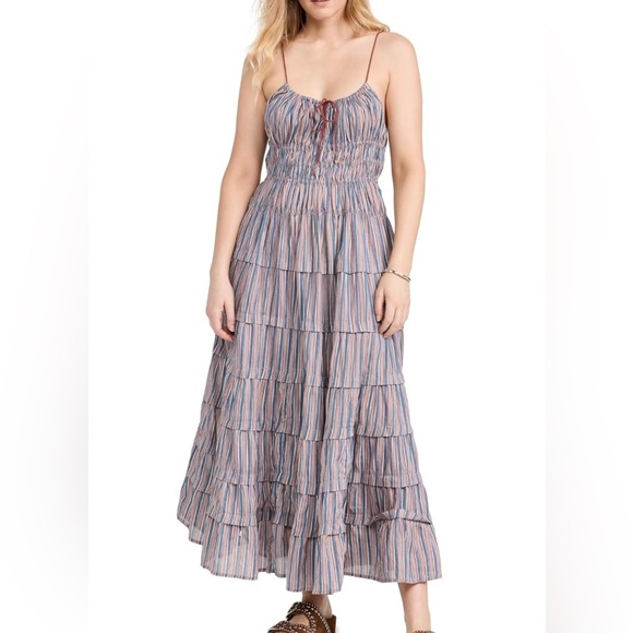 Free People Dresses & Skirts - Free People Multicolor Striped Maxi Dress